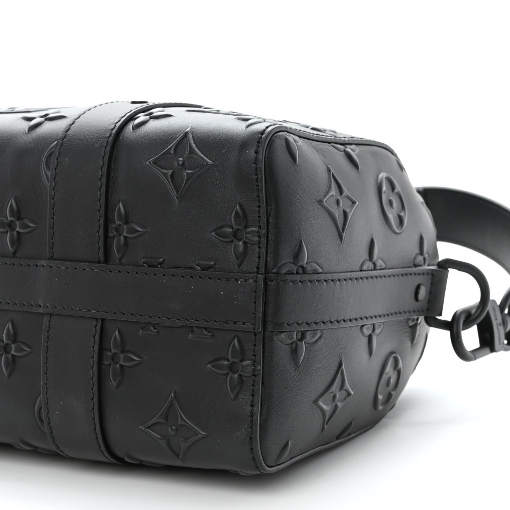 Monogram Seal City Keepall Black