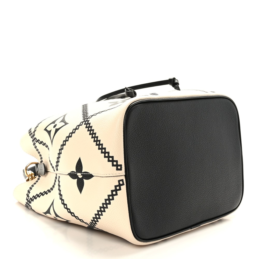 Empreinte Monogram Giant Broderies Neonoe MM Cream Black