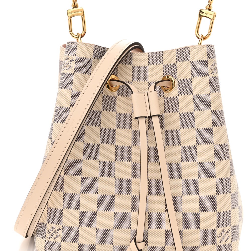 Damier Azur Braided Neonoe BB Pink