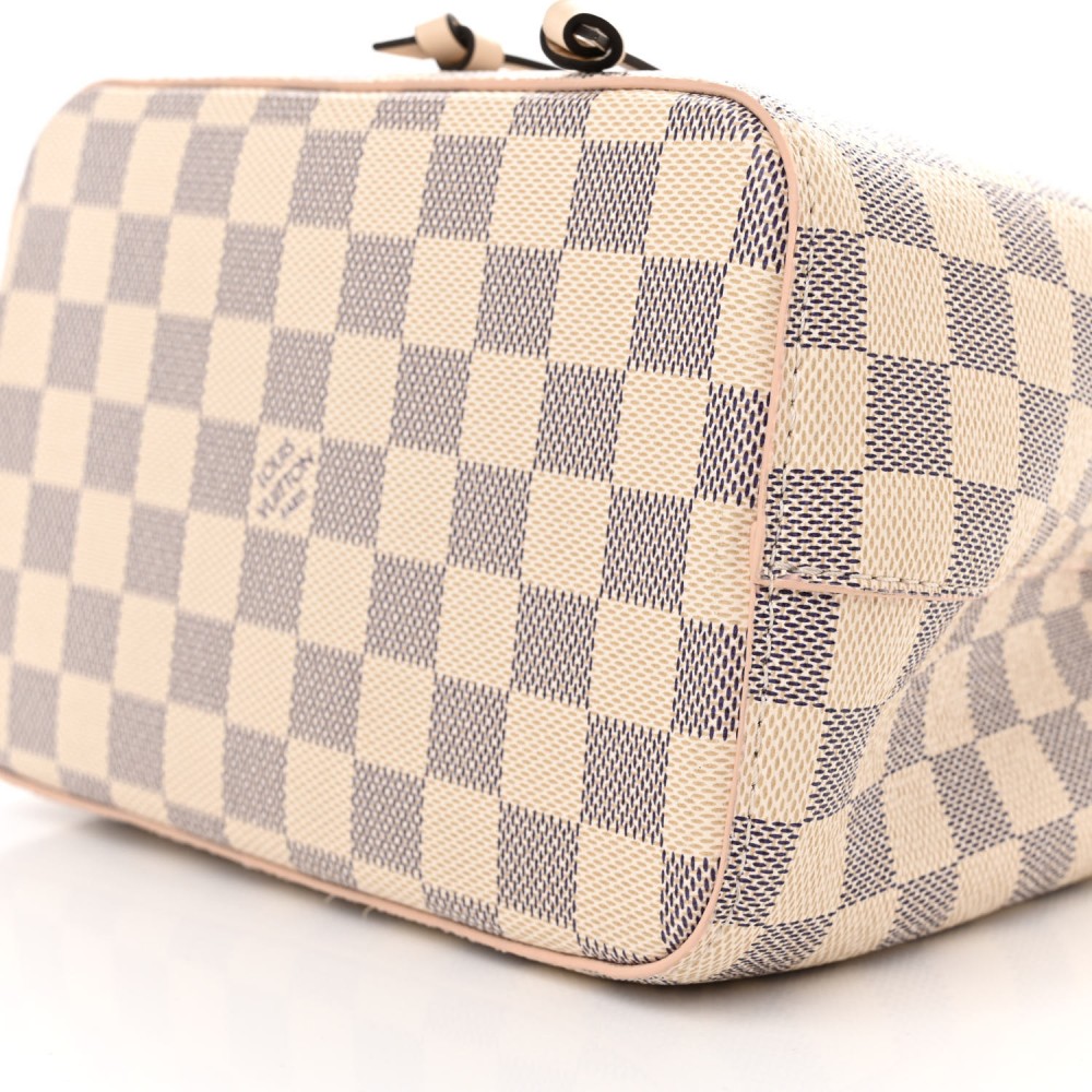 Damier Azur Braided Neonoe BB Pink