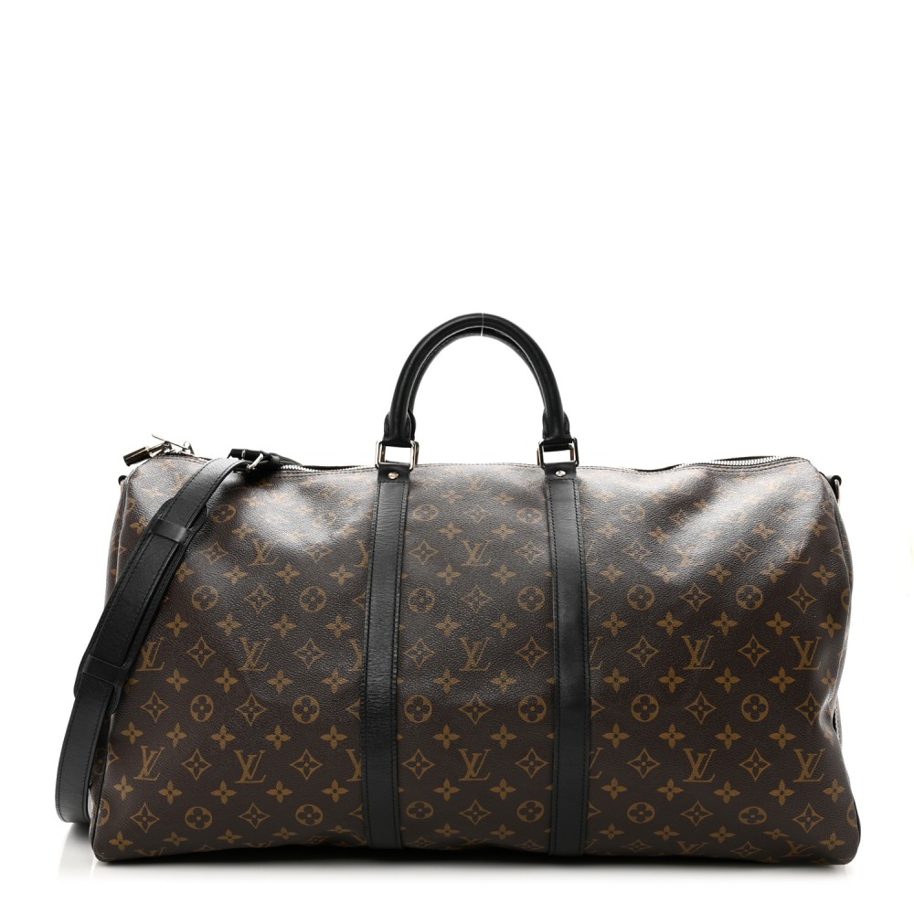 Monogram Macassar Keepall Bandouliere 55