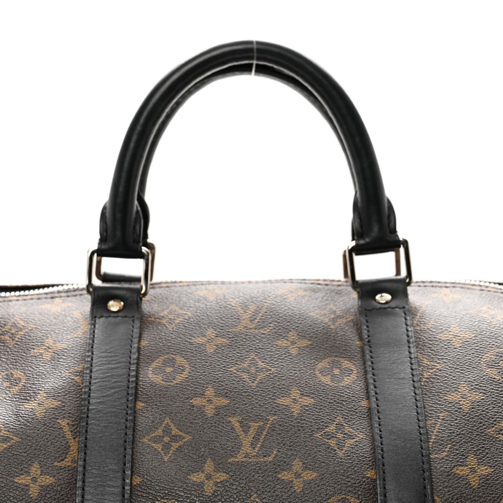 Monogram Macassar Keepall Bandouliere 55