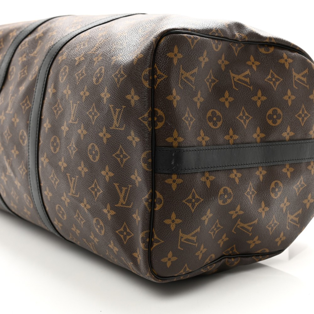 Monogram Macassar Keepall Bandouliere 55