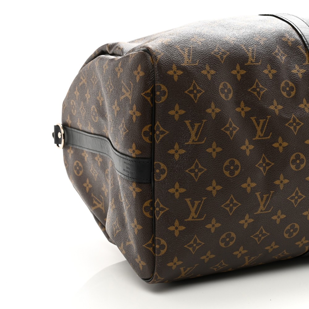 Monogram Macassar Keepall Bandouliere 55