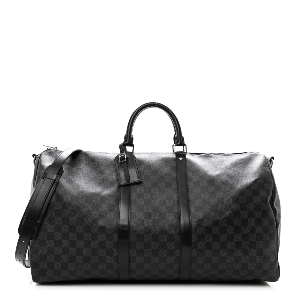 Damier Graphite Keepall Bandouliere 55