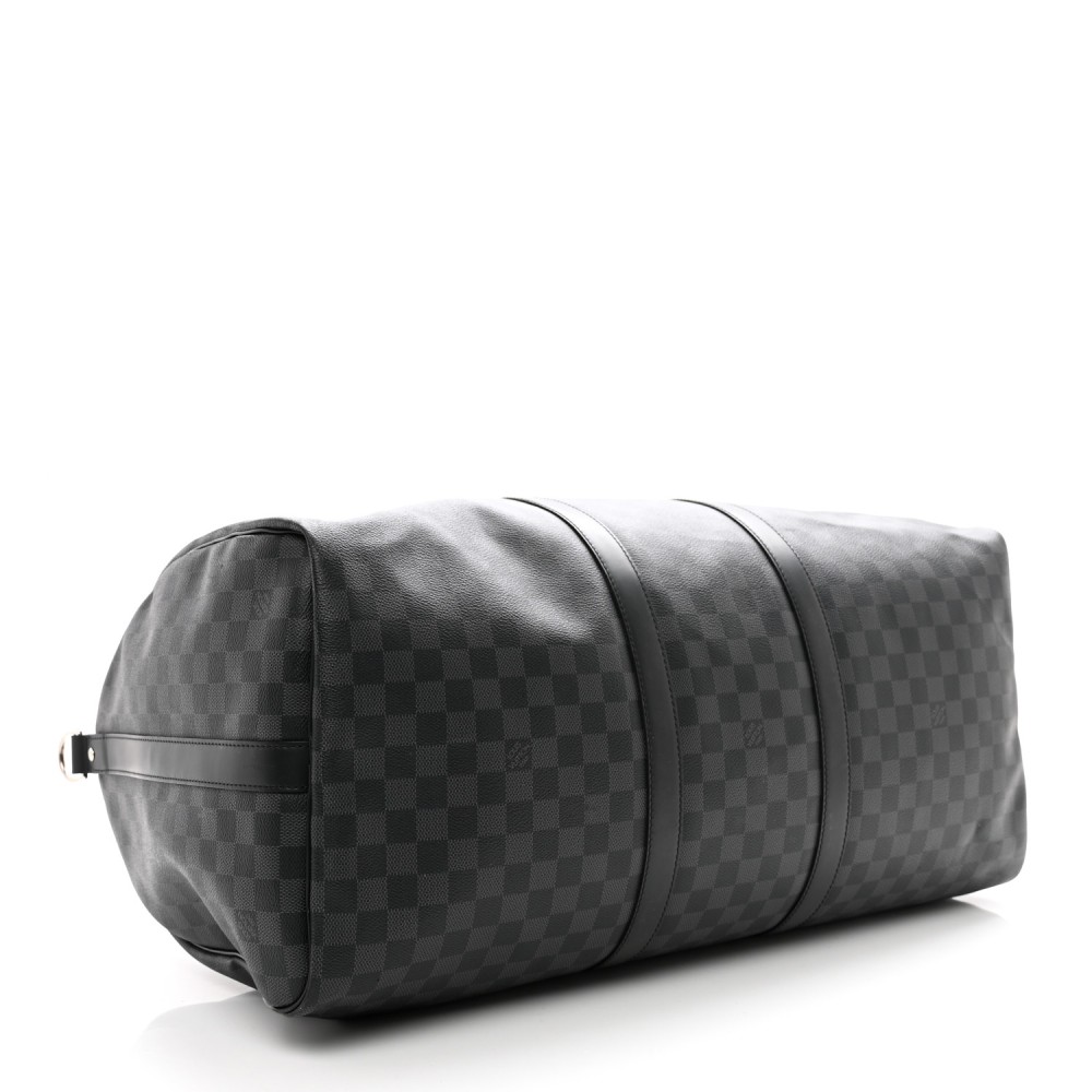 Damier Graphite Keepall Bandouliere 55