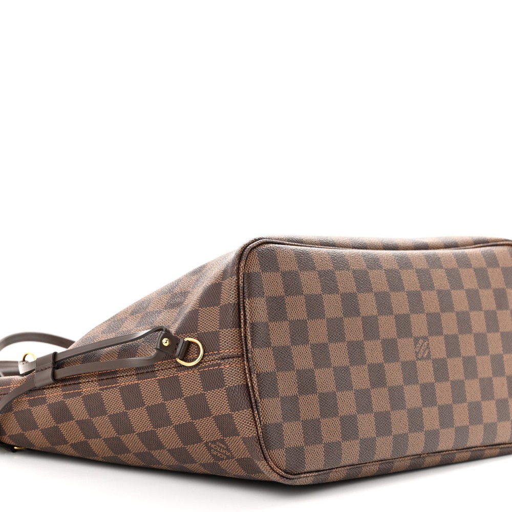 Damier Ebene Neo Neverfull MM Rose Ballerine