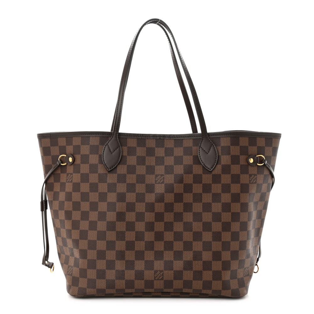 Damier Ebene Neo Neverfull MM Rose Ballerine