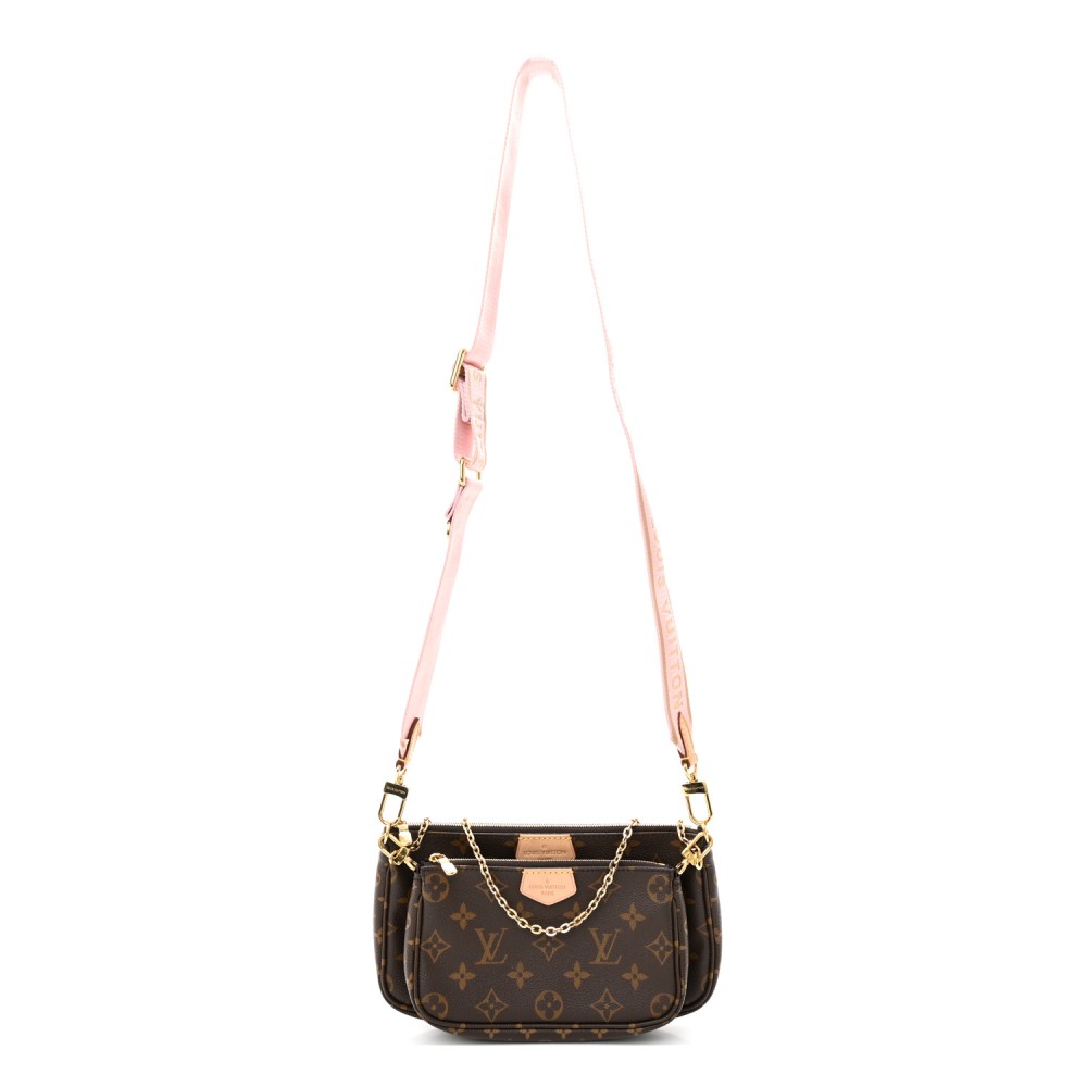 Monogram Multi Pochette Accessories Rose Clair