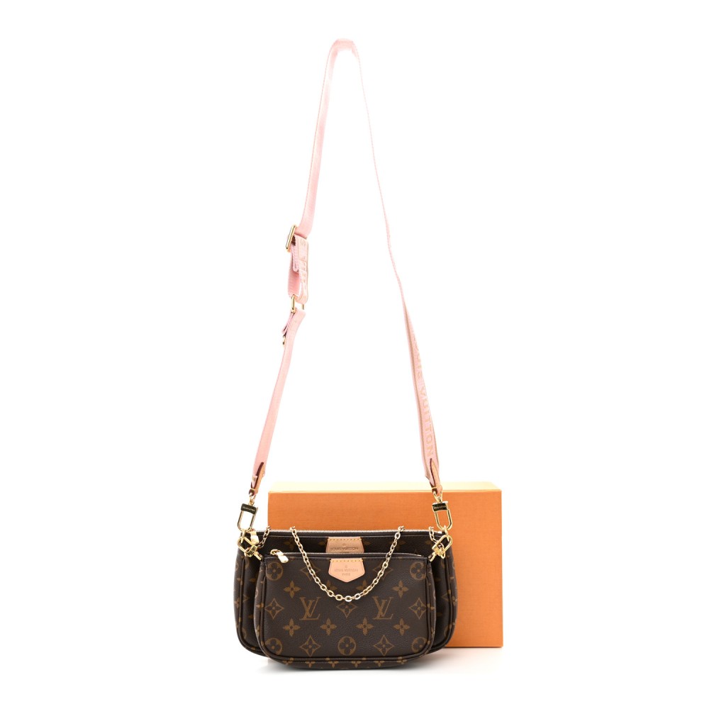 Monogram Multi Pochette Accessories Rose Clair