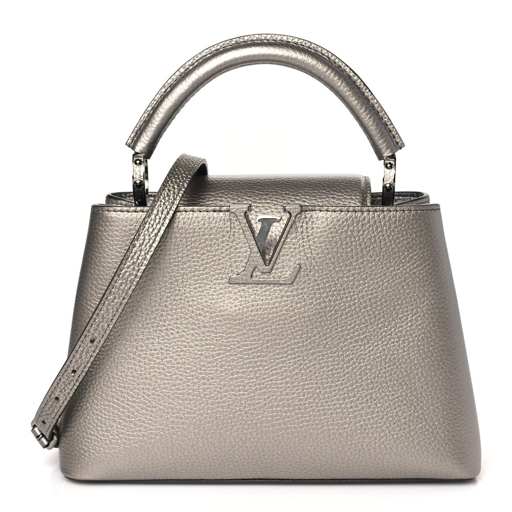 Metallic Calfskin Mini Capucines