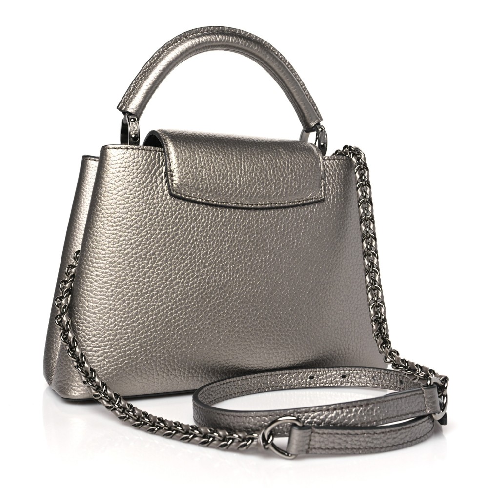 Metallic Calfskin Mini Capucines