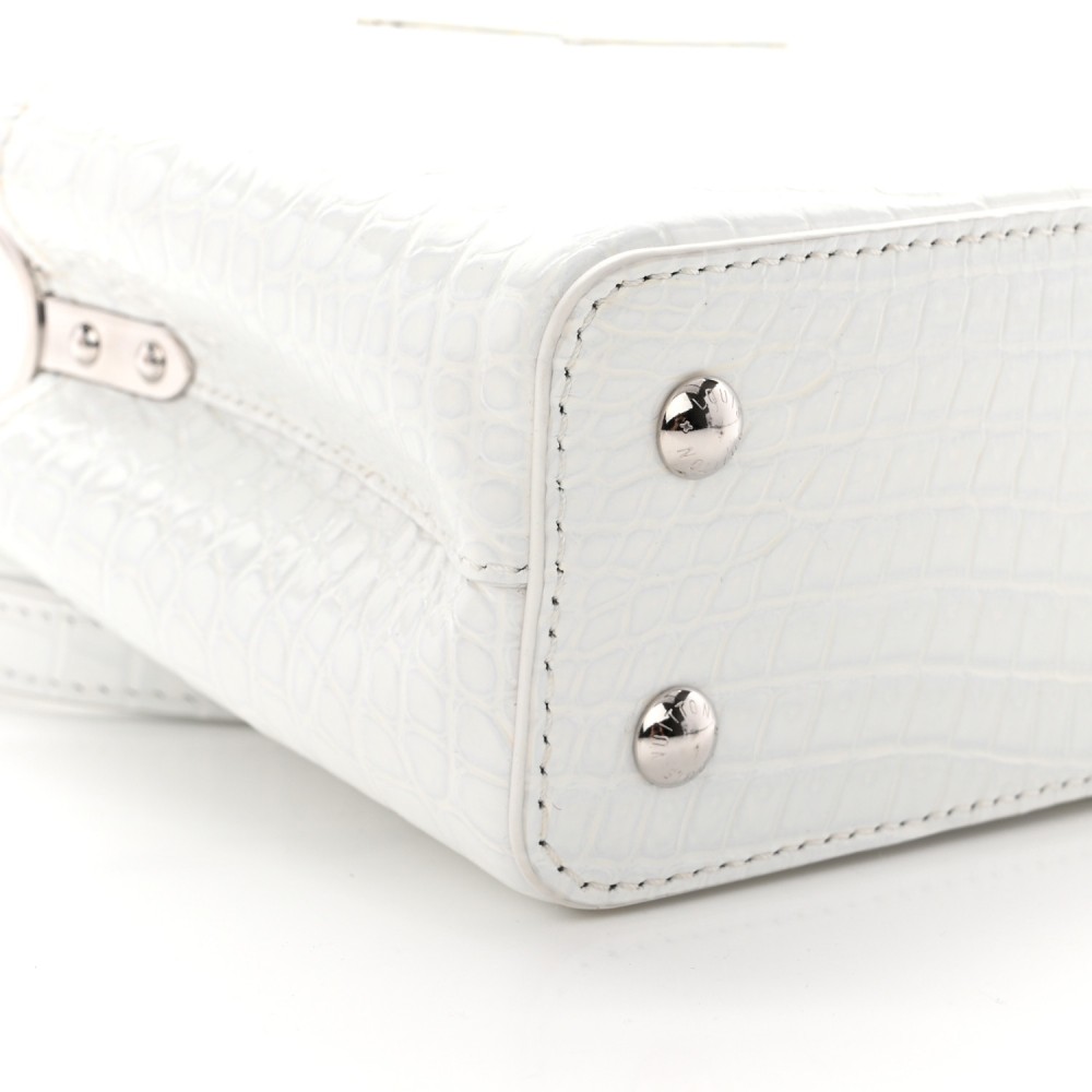 Crocodile Mini Capucines White