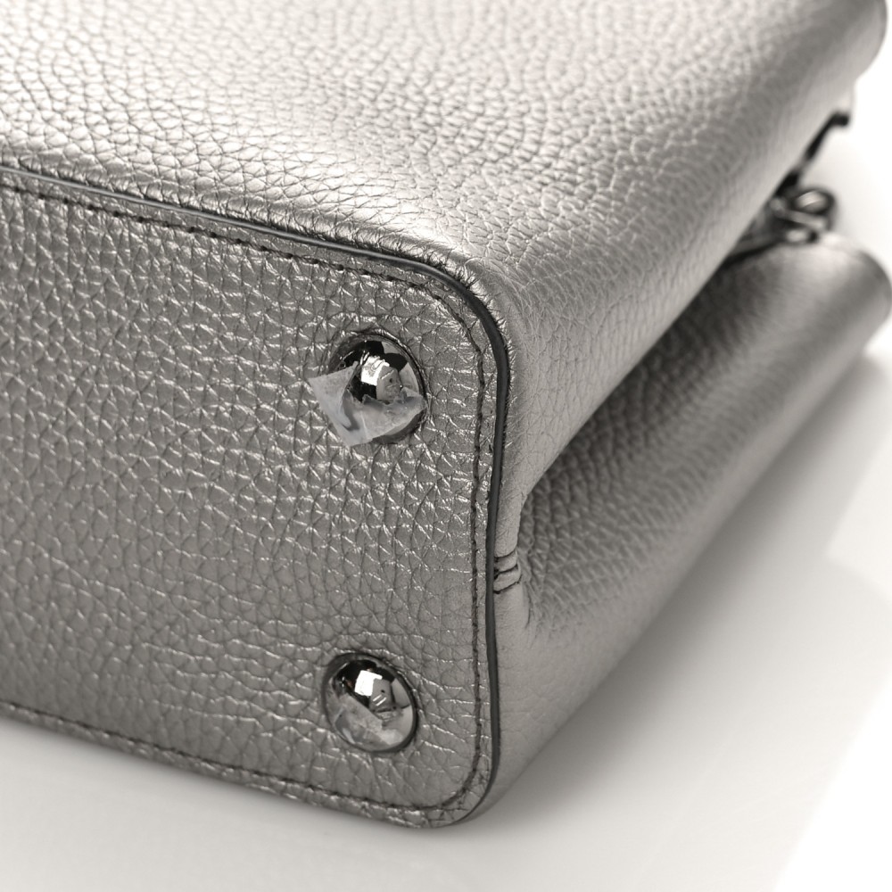 Metallic Calfskin Mini Capucines