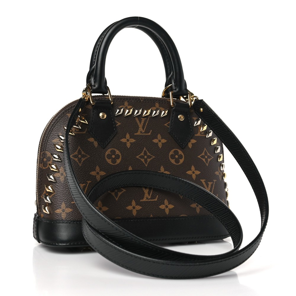 Monogram Macassar Studded Alma BB