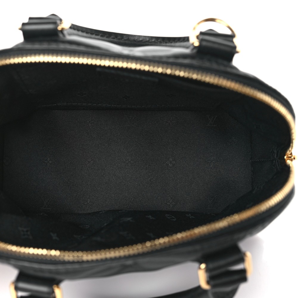 Calfskin Bubblegram Alma BB Black