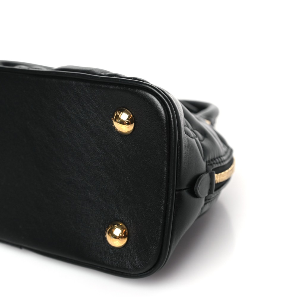 Calfskin Bubblegram Alma BB Black