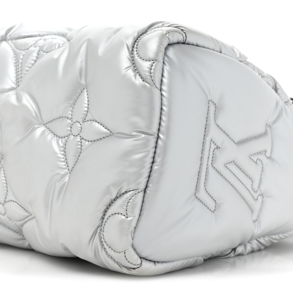 Econyl Mini Monogram Pillow Speedy Bandouliere 25 Silver