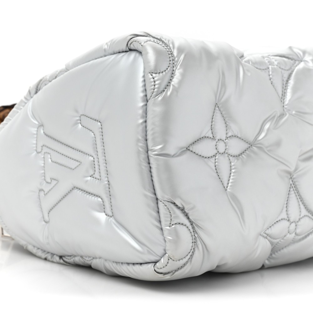 Econyl Mini Monogram Pillow Speedy Bandouliere 25 Silver