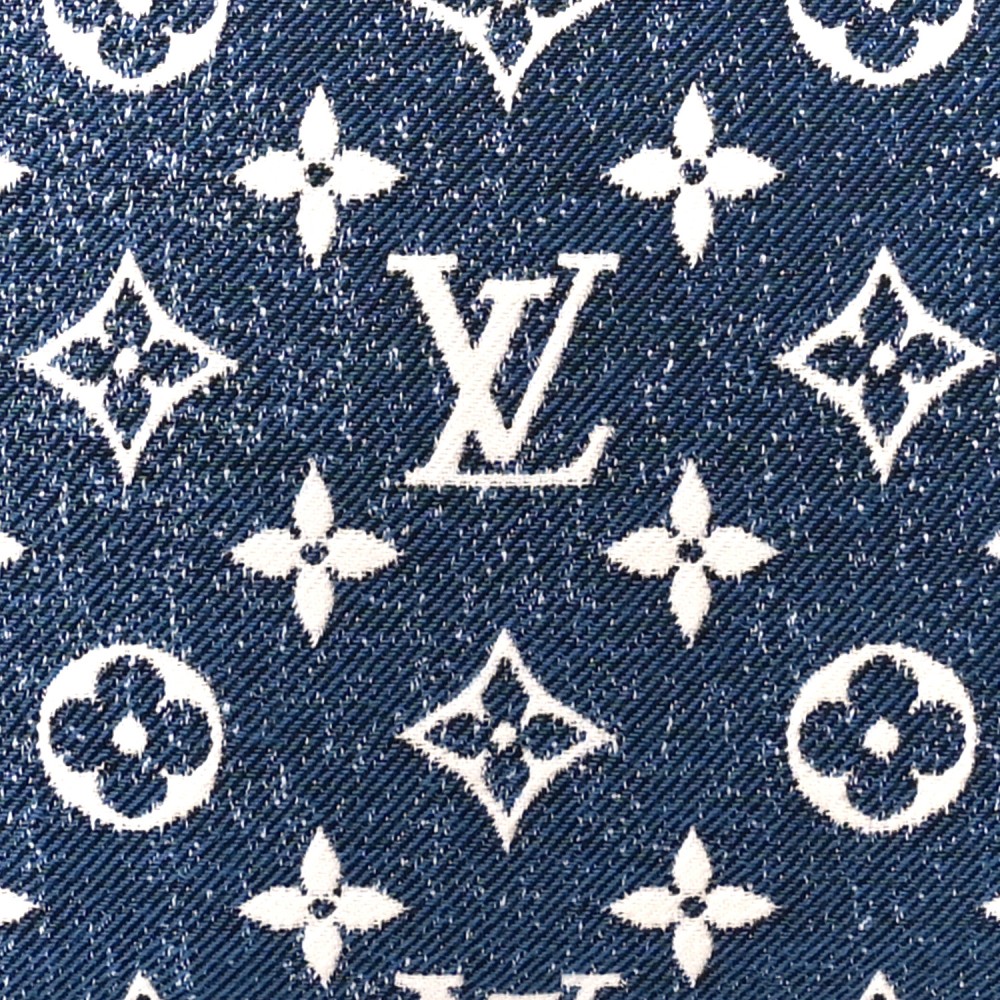 Monogram Jacquard Denim Speedy Bandouliere 25 Bleu