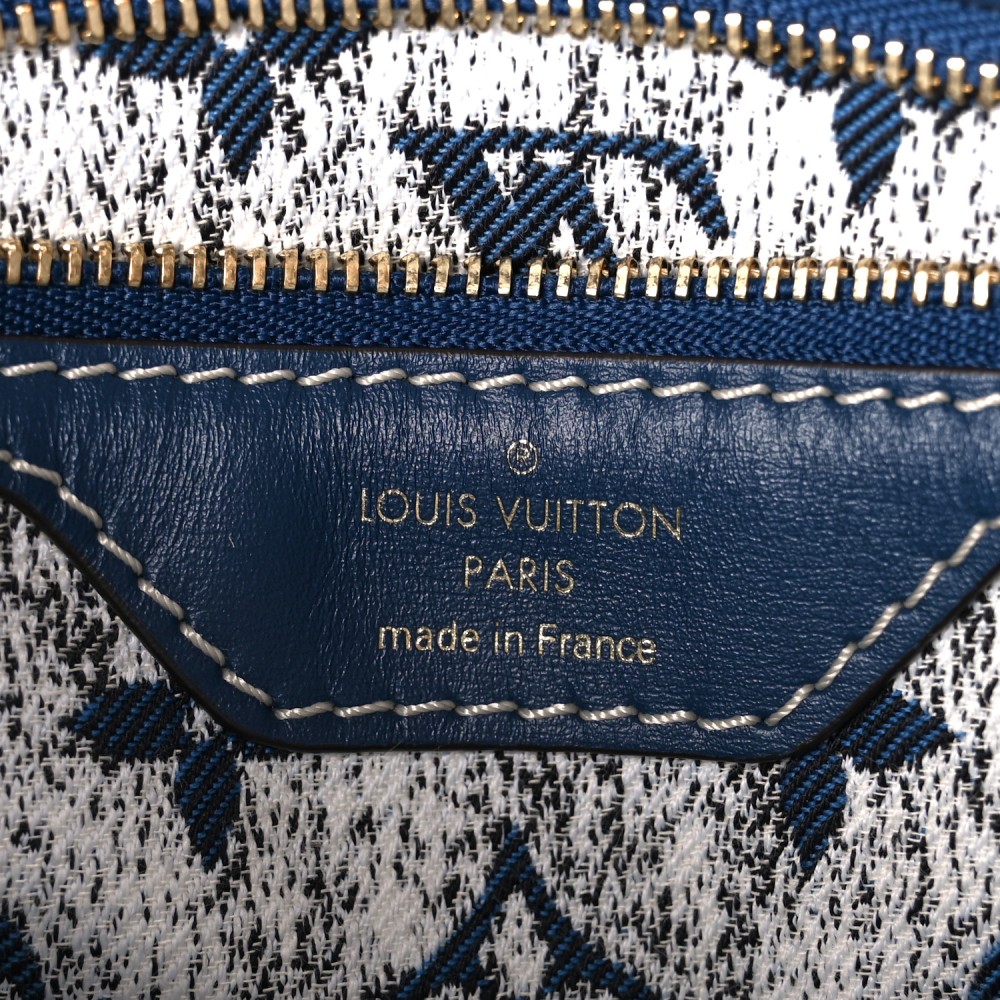 Monogram Jacquard Denim Speedy Bandouliere 25 Bleu