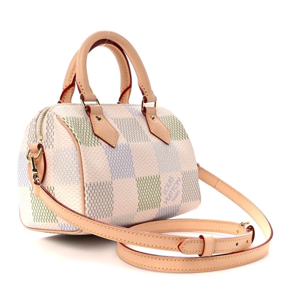 Damier Giant Speedy Bandouliere 20 Pistachio