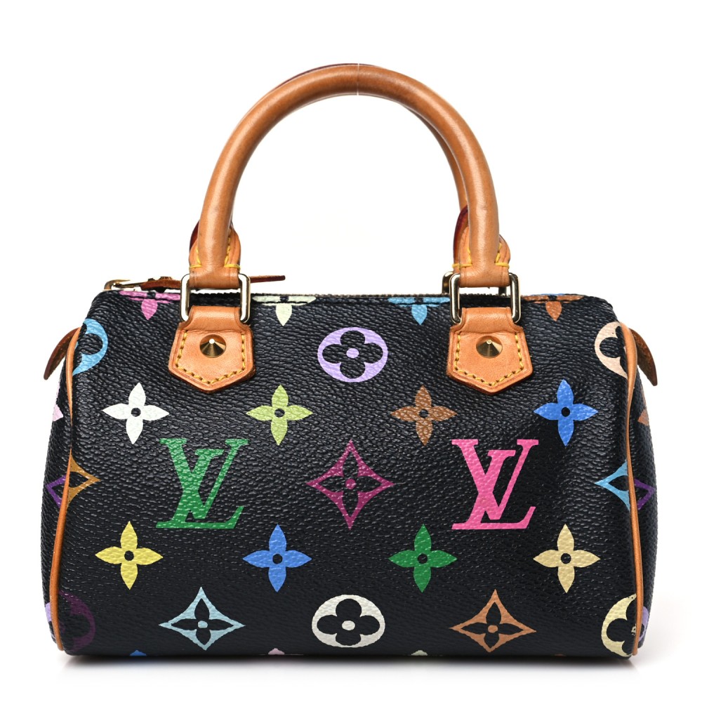 Monogram Multicolor Mini Sac HL Speedy Black