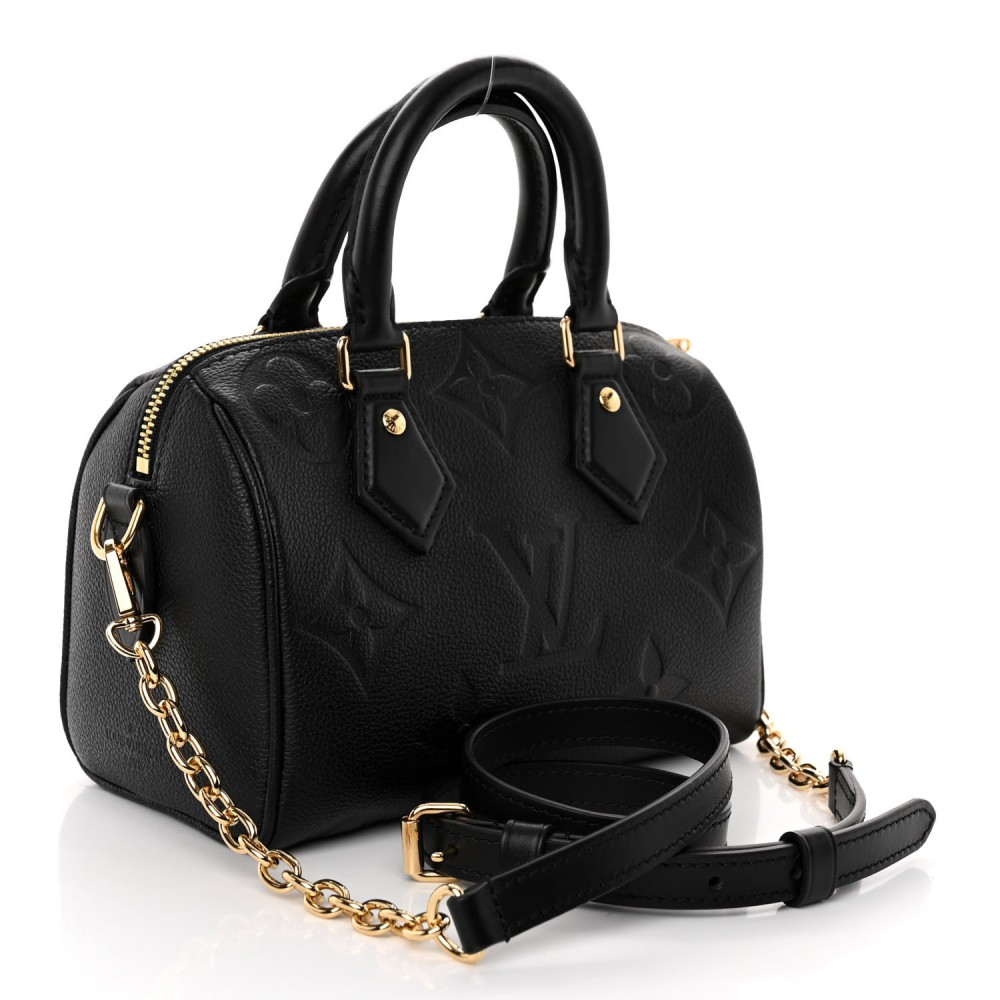 Empreinte Monogram Giant Speedy Bandouliere 20 Black