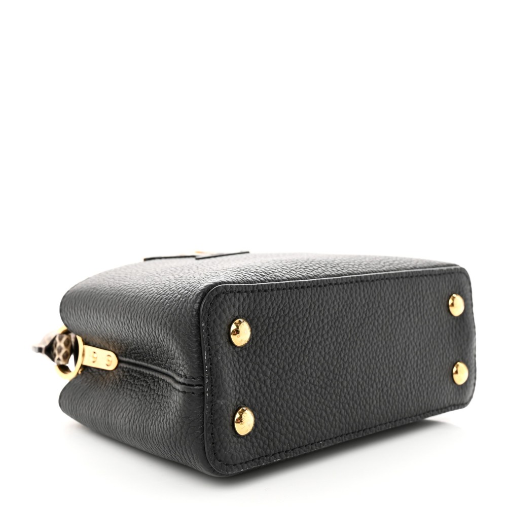 Taurillon Ayers Mini Capucines Black