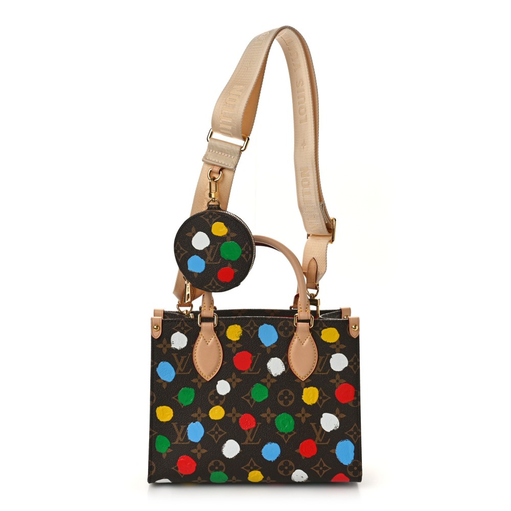 LV X YK Monogram Dots Onthego PM Multicolor