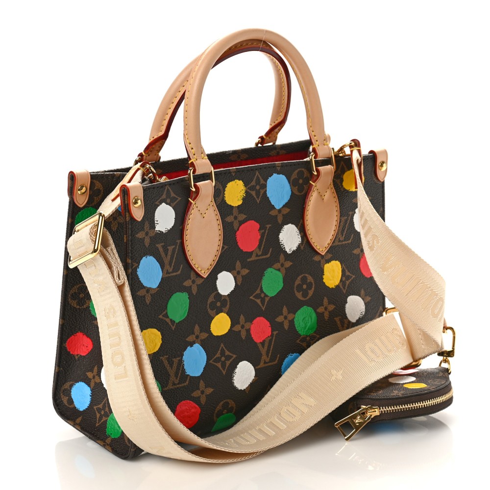 LV X YK Monogram Dots Onthego PM Multicolor