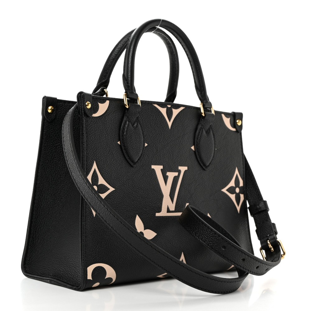 Empreinte Monogram Giant Onthego PM Black Beige