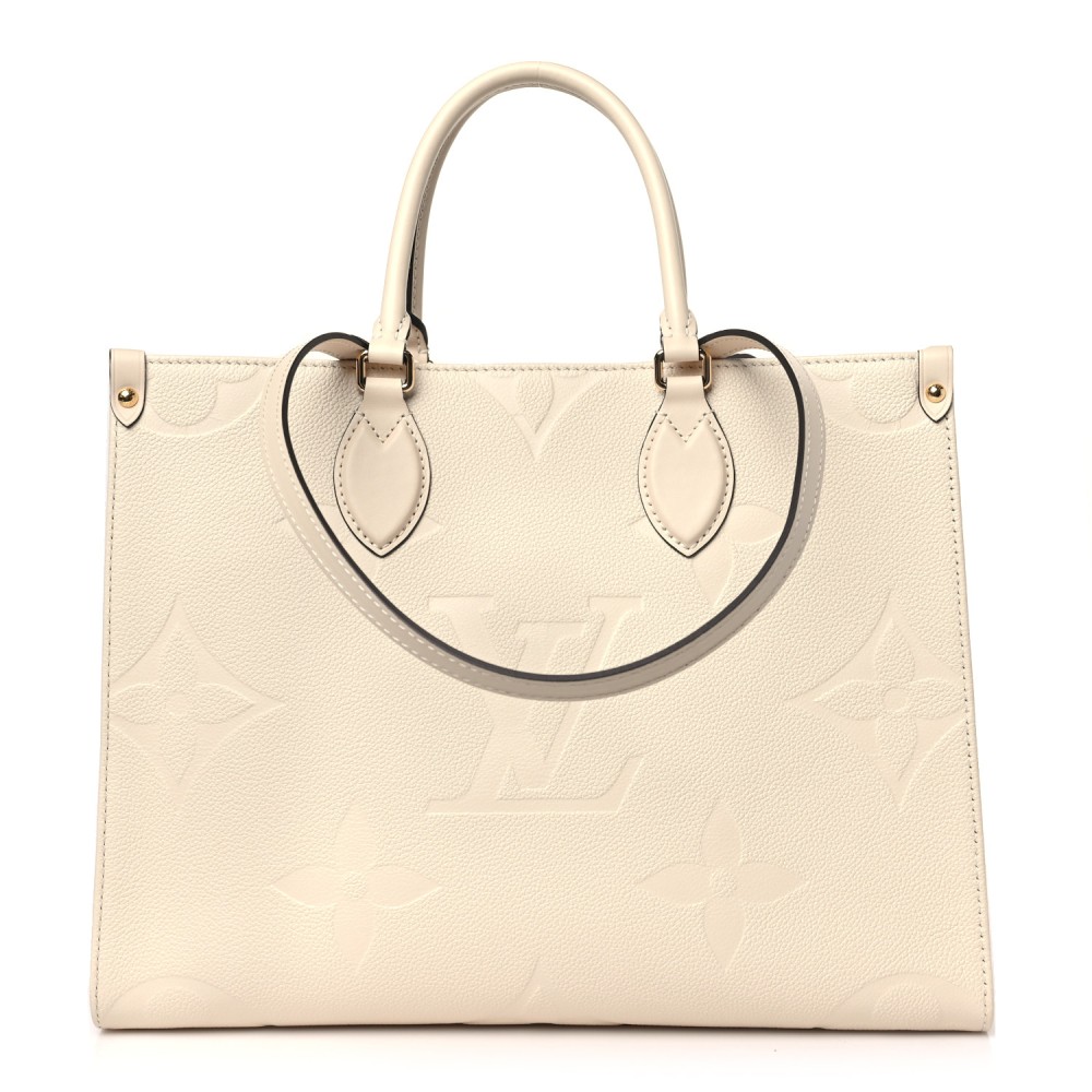 Empreinte Monogram Giant Onthego MM Creme