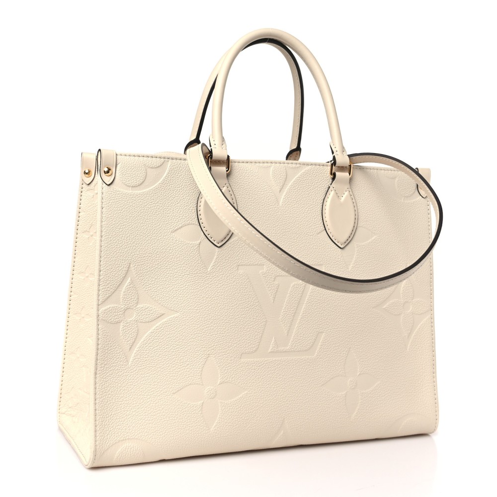 Empreinte Monogram Giant Onthego MM Creme