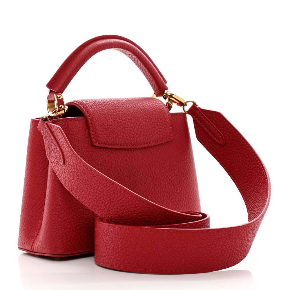 Taurillon Mini Capucines Scarlet