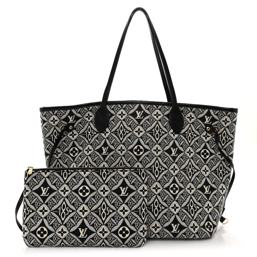 Jacquard Since 1854 Neverfull MM Grey