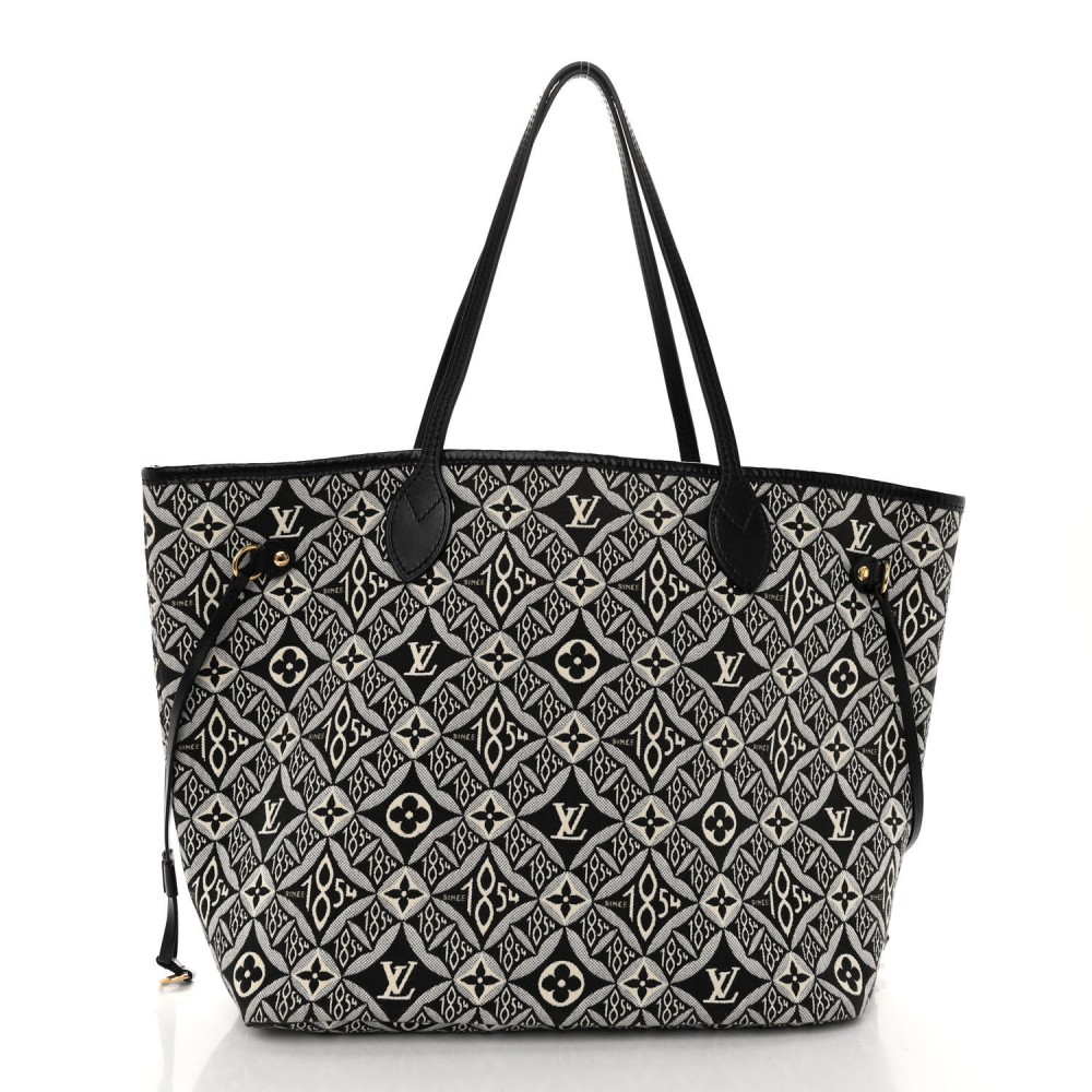 Jacquard Since 1854 Neverfull MM Grey