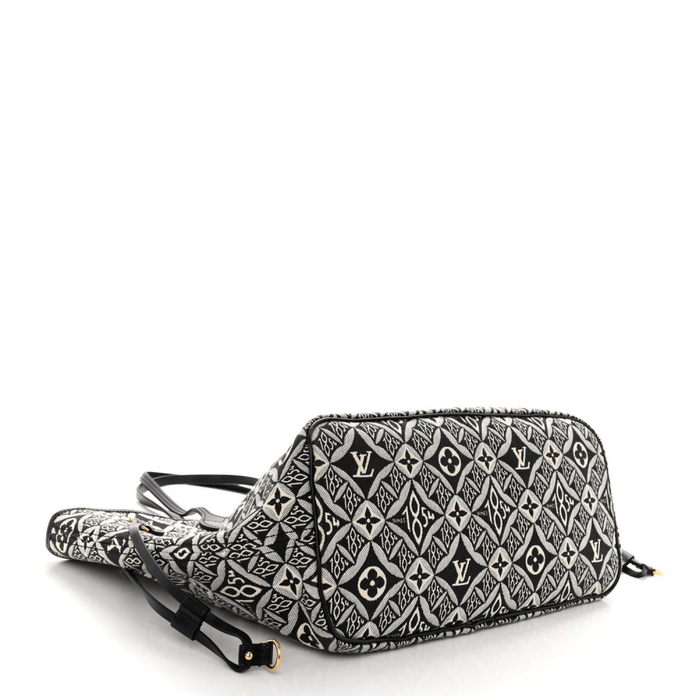 Jacquard Since 1854 Neverfull MM Grey