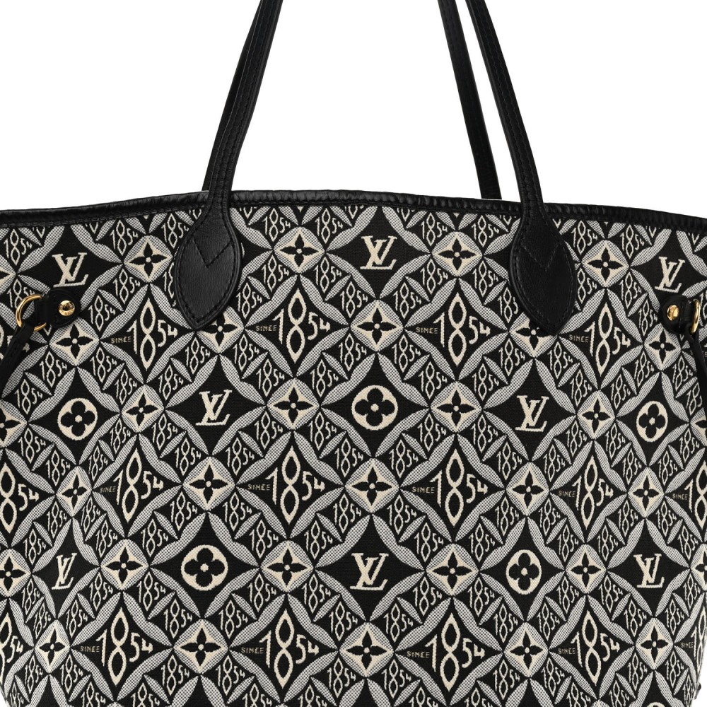 Jacquard Since 1854 Neverfull MM Grey