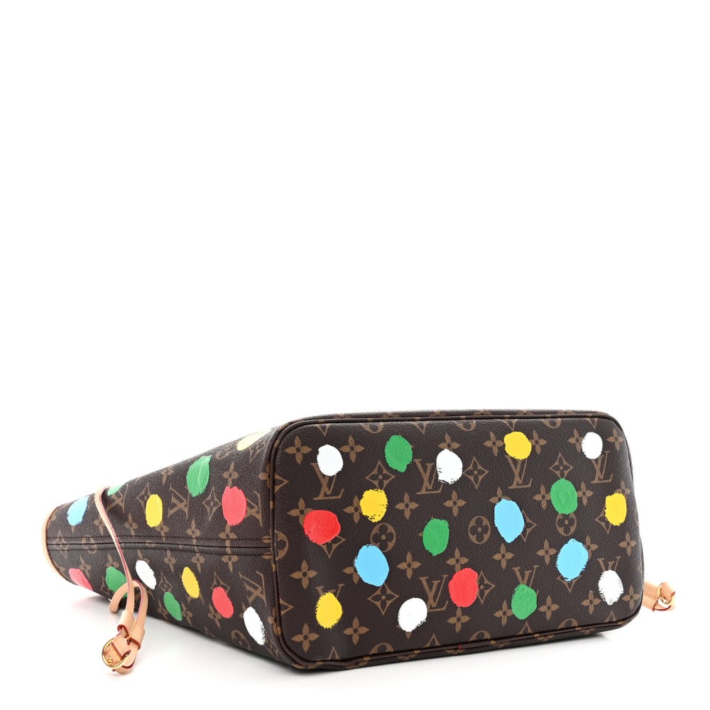 LV X YK Monogram Painted Dots Neverfull MM