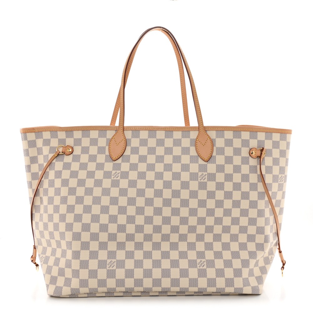 Damier Azur Neo Neverfull GM Rose Ballerine