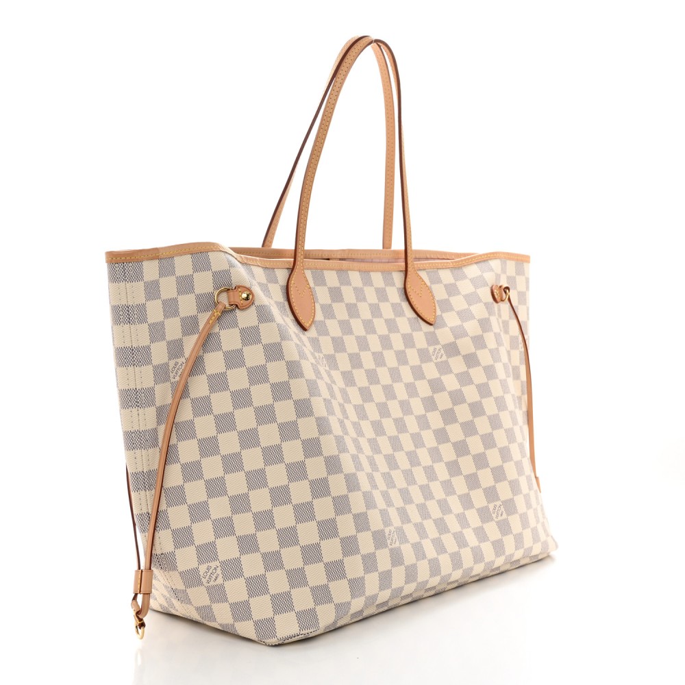 Damier Azur Neo Neverfull GM Rose Ballerine