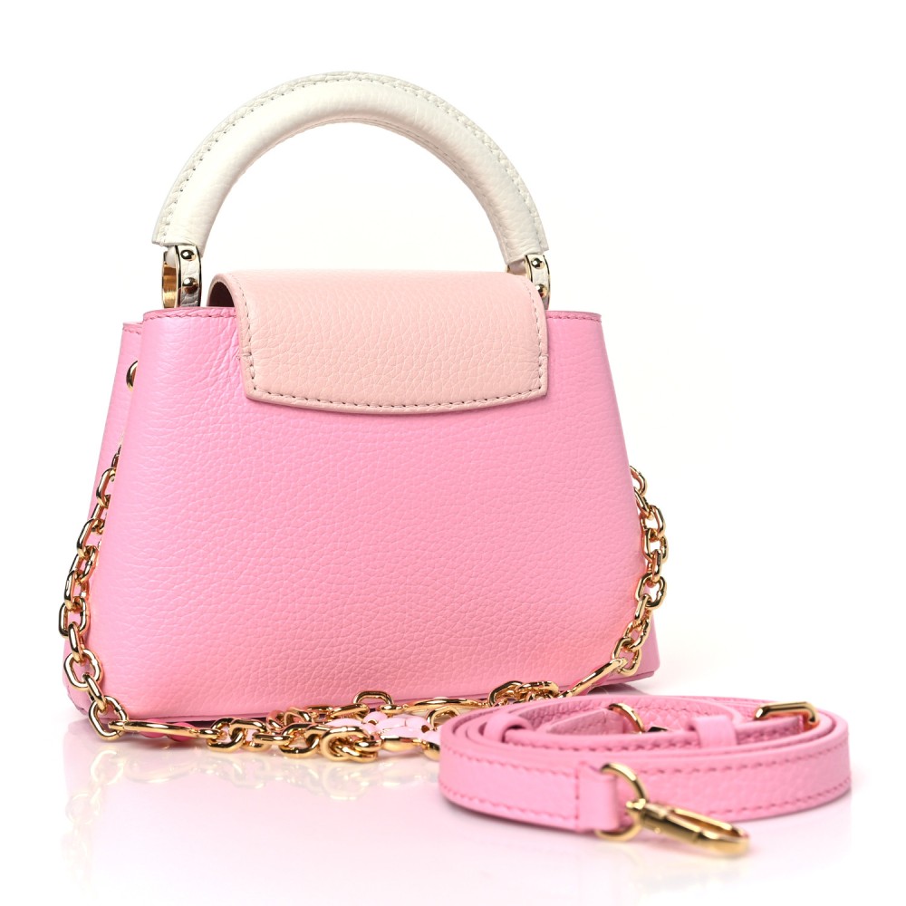 Taurillon Flower Chain Capucines Mini Candy Pink