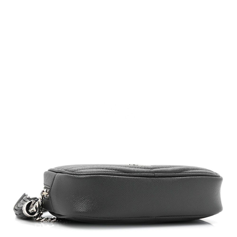 Grain De Poudre Matelasse Monogram Mini Lou Camera Bag Asphalt