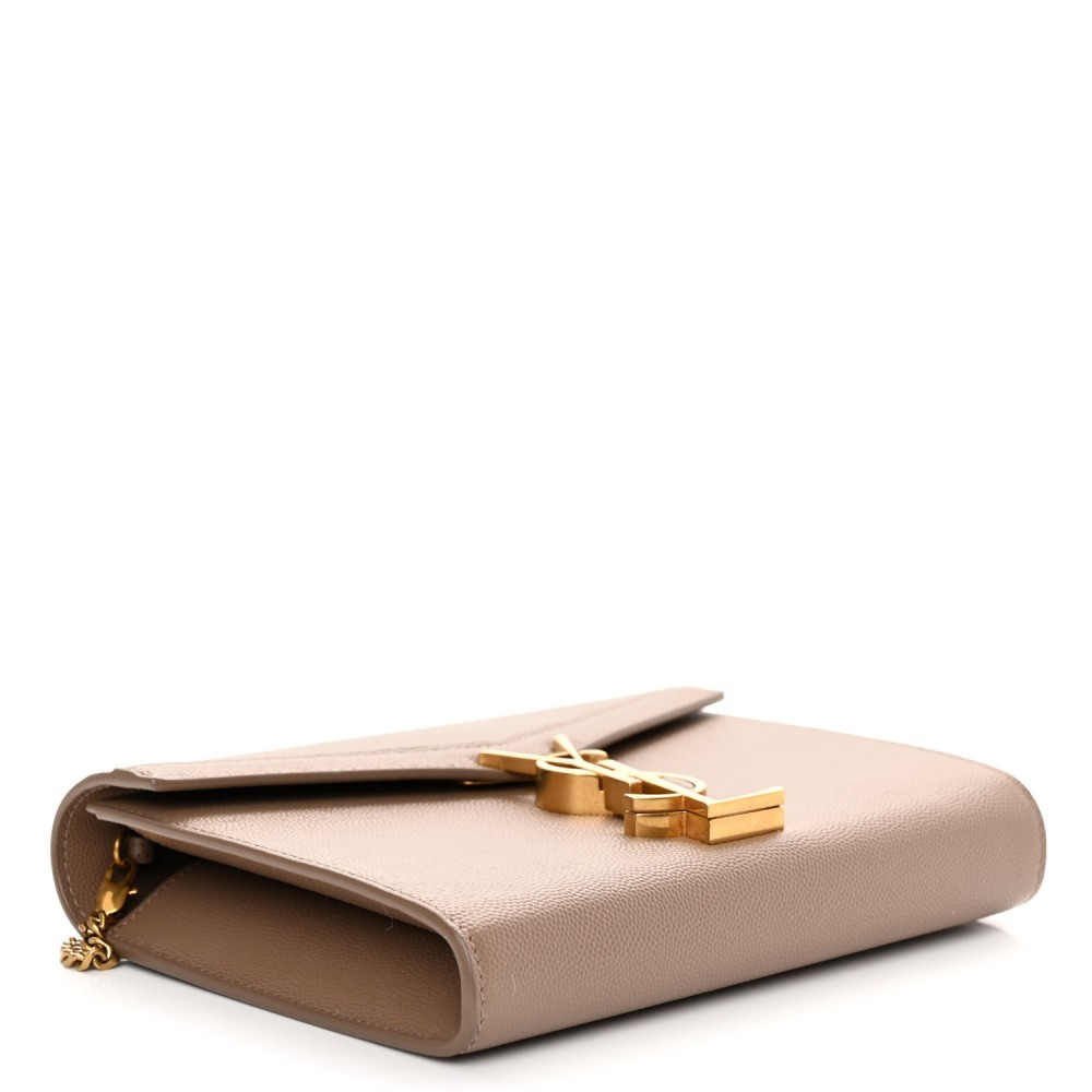 Grain De Poudre Monogram Cassandra Clasp Bag Latte