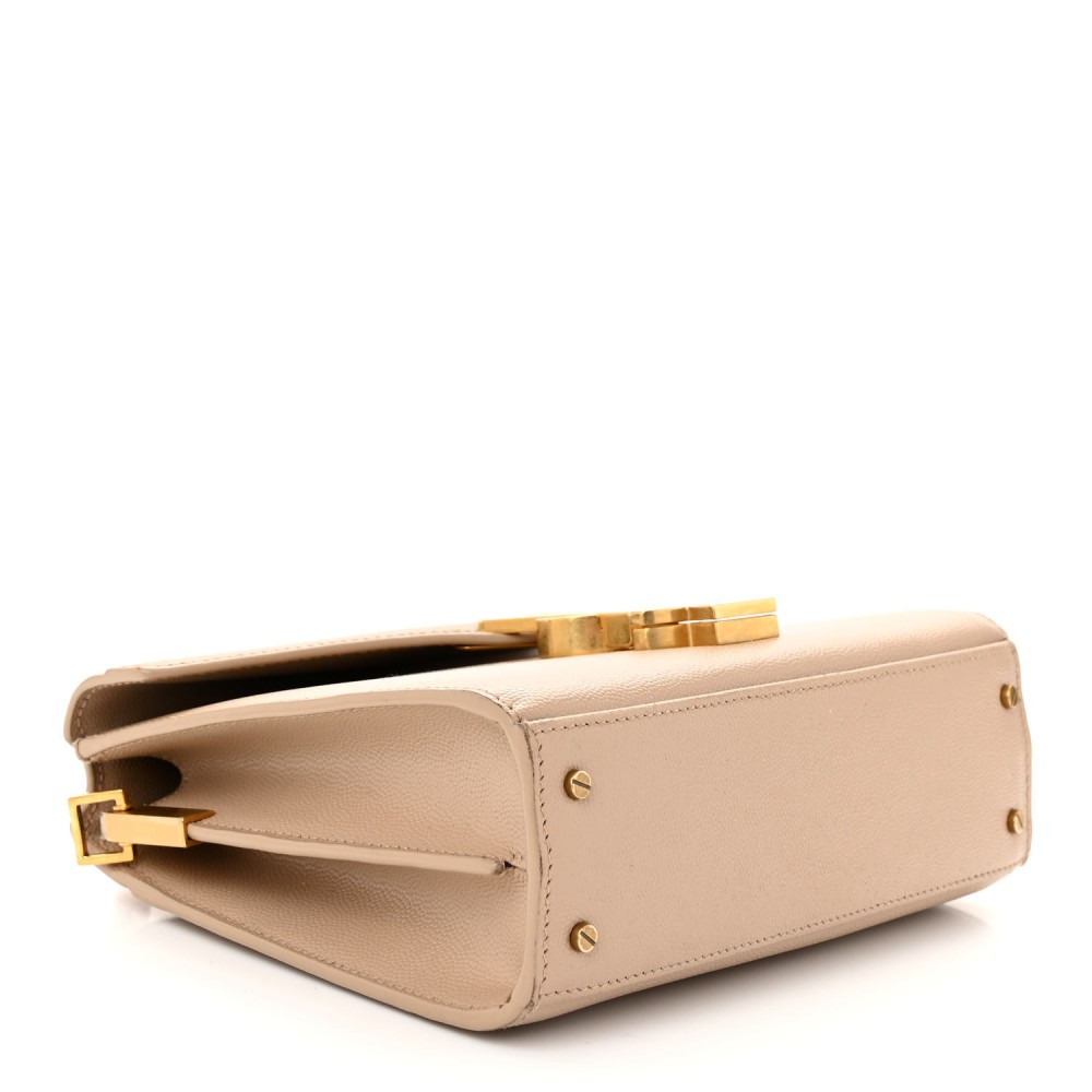 Grain de Poudre Mini Classic Monogram Cassandra Top Handle Beige