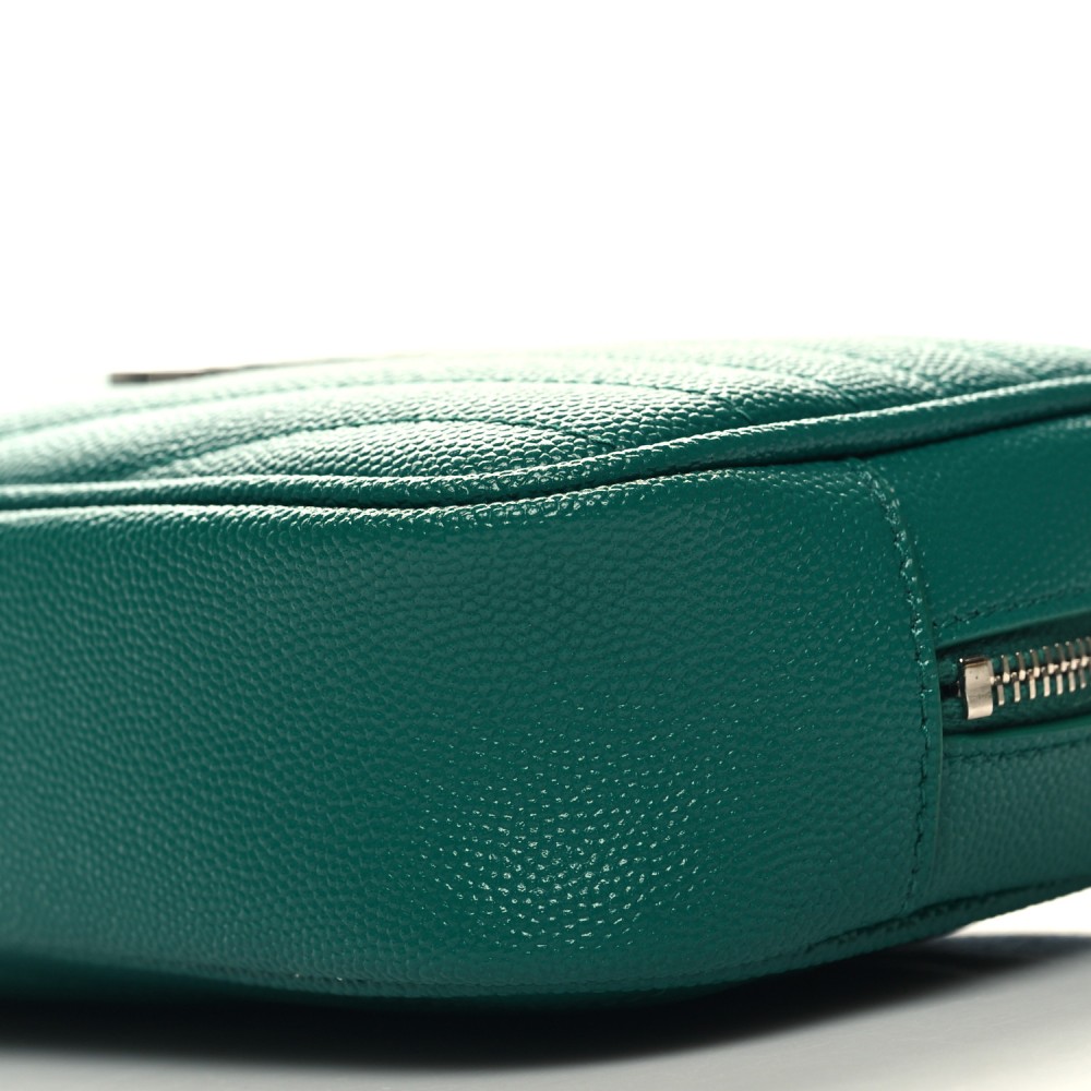 Grain De Poudre Matelasse Monogram Mini Lou Camera Bag Green Field