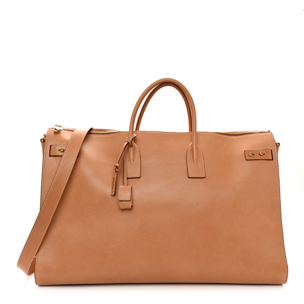 Calfskin Large Sac de Jour Duffel Tan