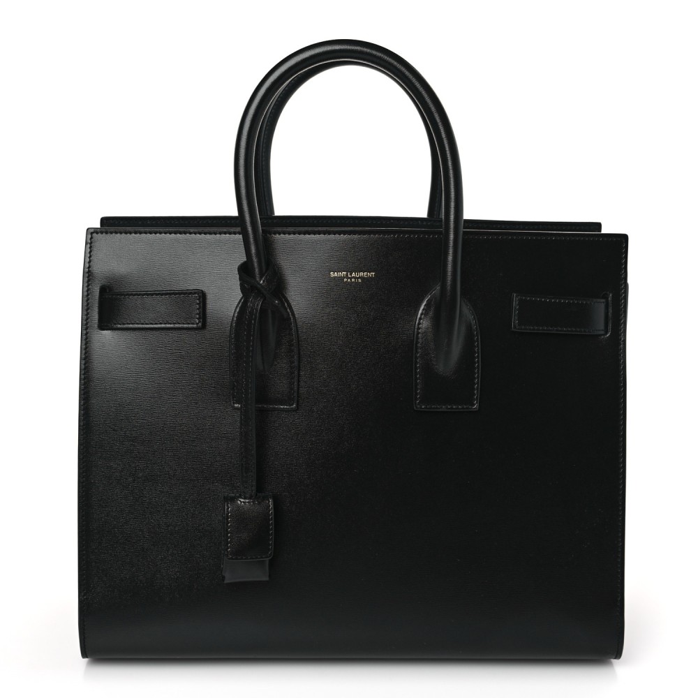 Calfskin Small Sac De Jour Black