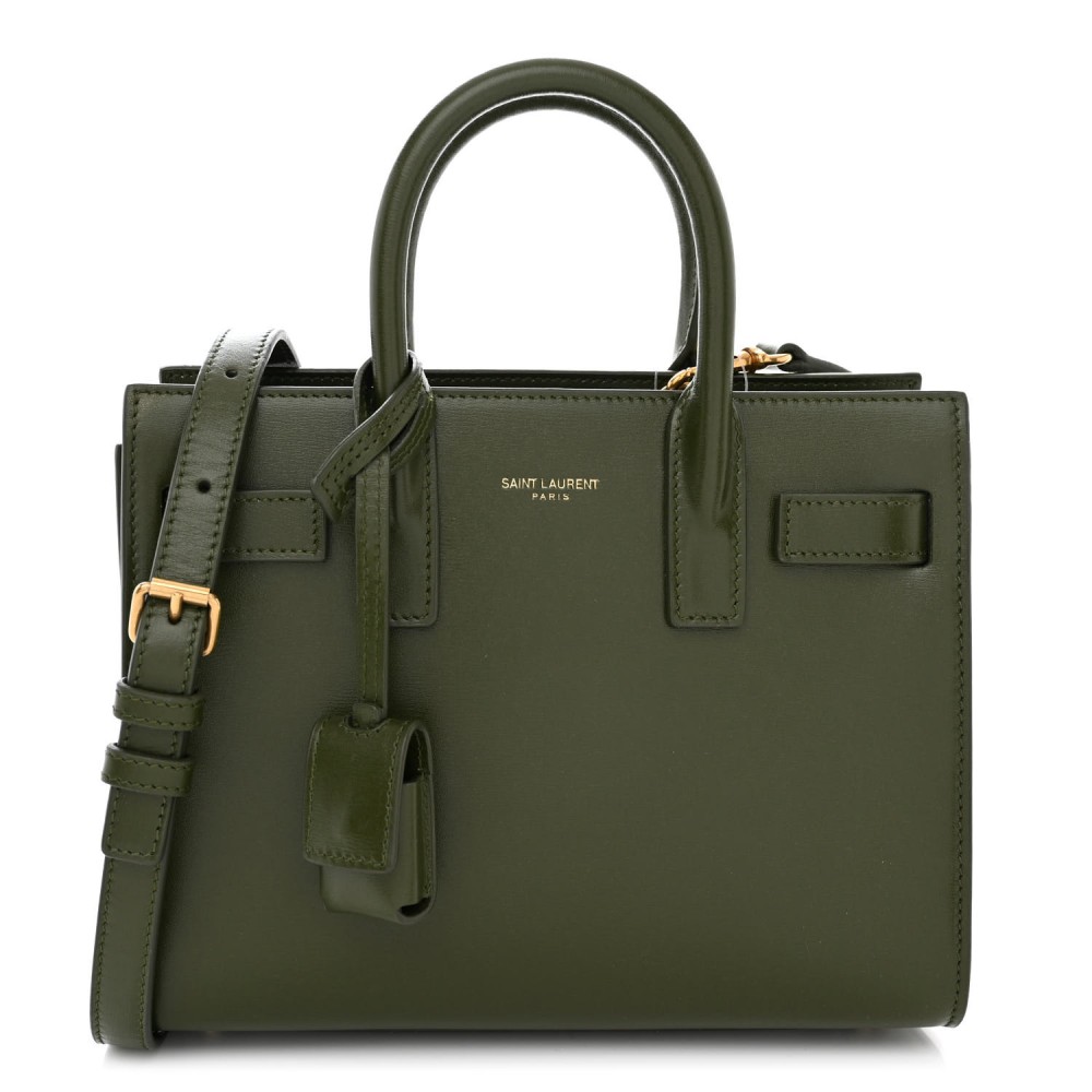 Calfskin Nano Supple Sac De Jour Green